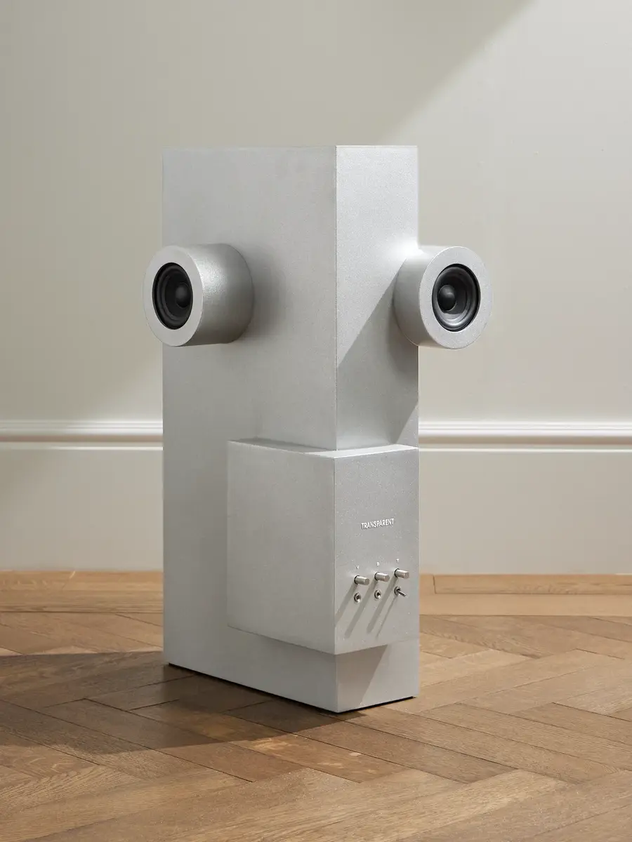 TRANSPARENT SPEAKER Brutalist Recycled-Aluminium Speaker - Men
