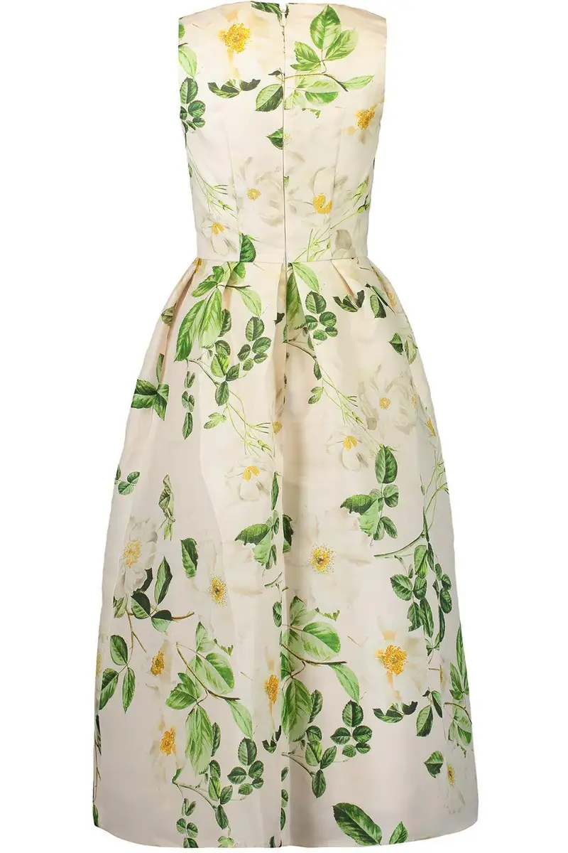 MONIQUE LHUILLIER Sleeveless Day Dress | Thumbnail 5