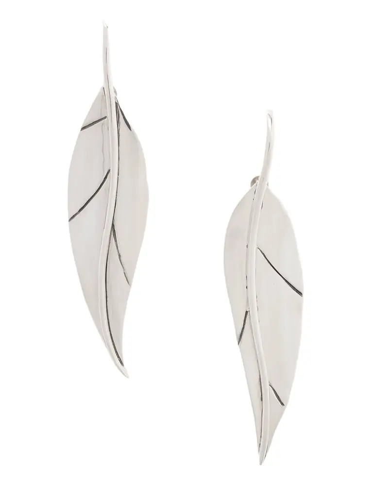 Leaf Silver Earrings