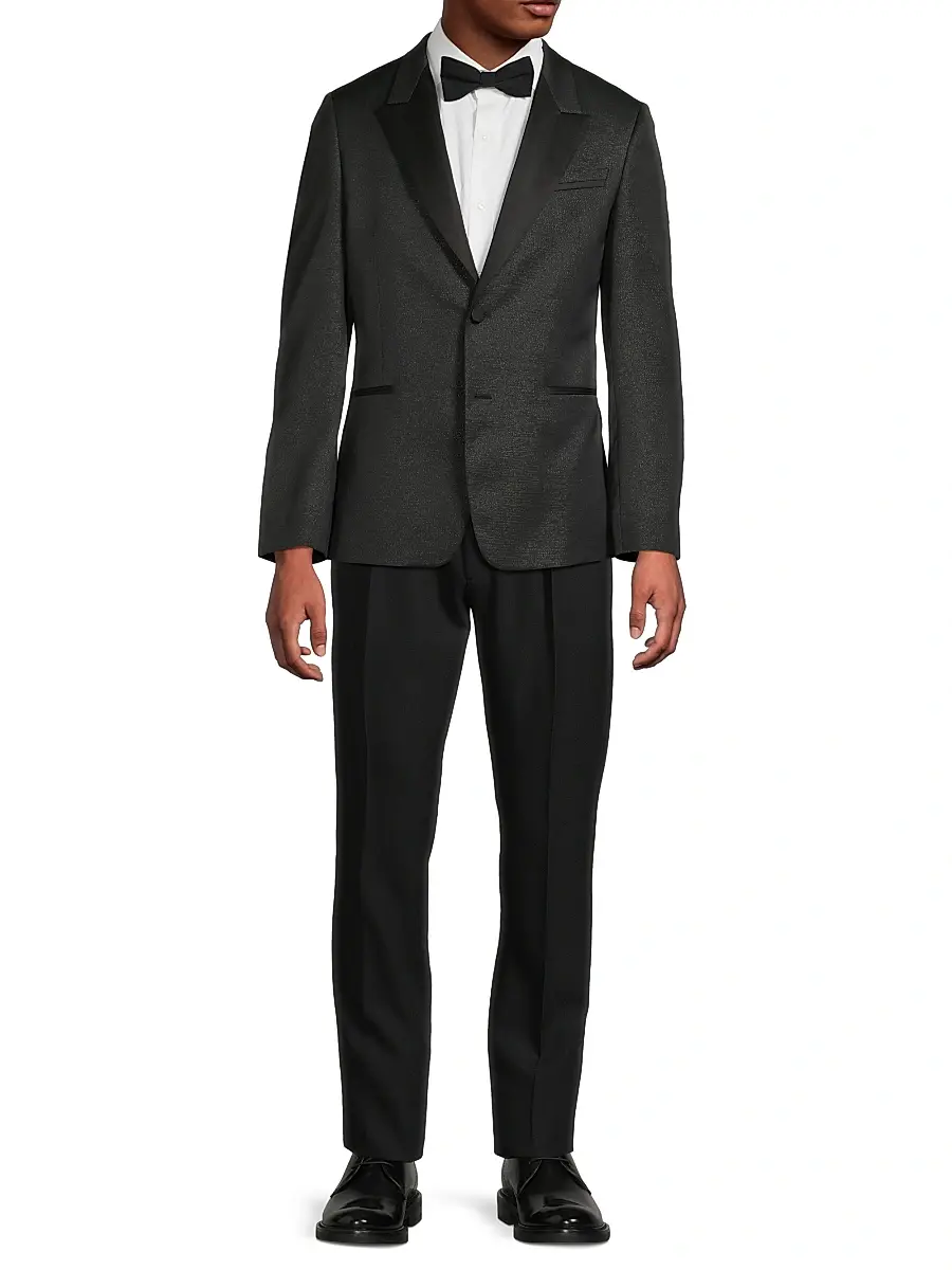 Paul Smith Men's Metallic Woven Dinner Jacket | Thumbnail 2 Paul Smith Men's Metallic Woven Dinner Jacket | Thumbnail 2