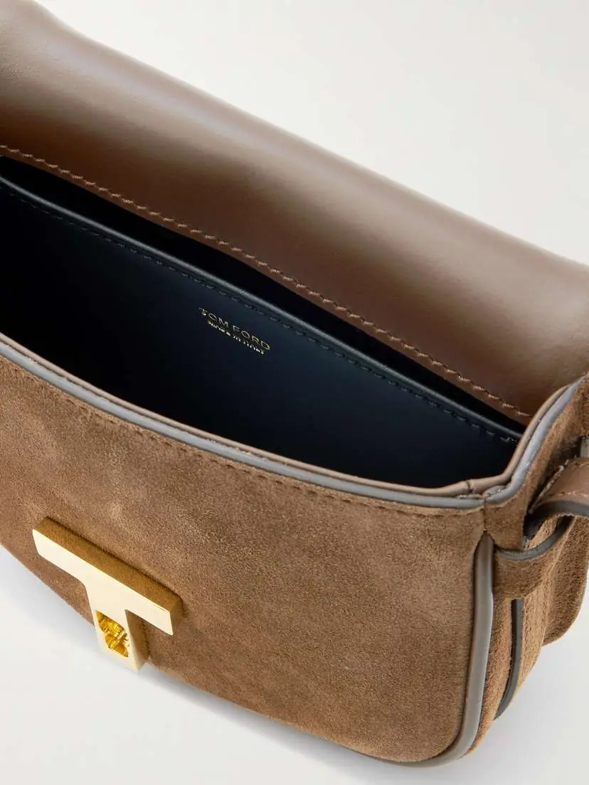 Tom Ford Wallis Suede Shoulder Bag | Thumbnail 5 Tom Ford Wallis Suede Shoulder Bag | Thumbnail 5