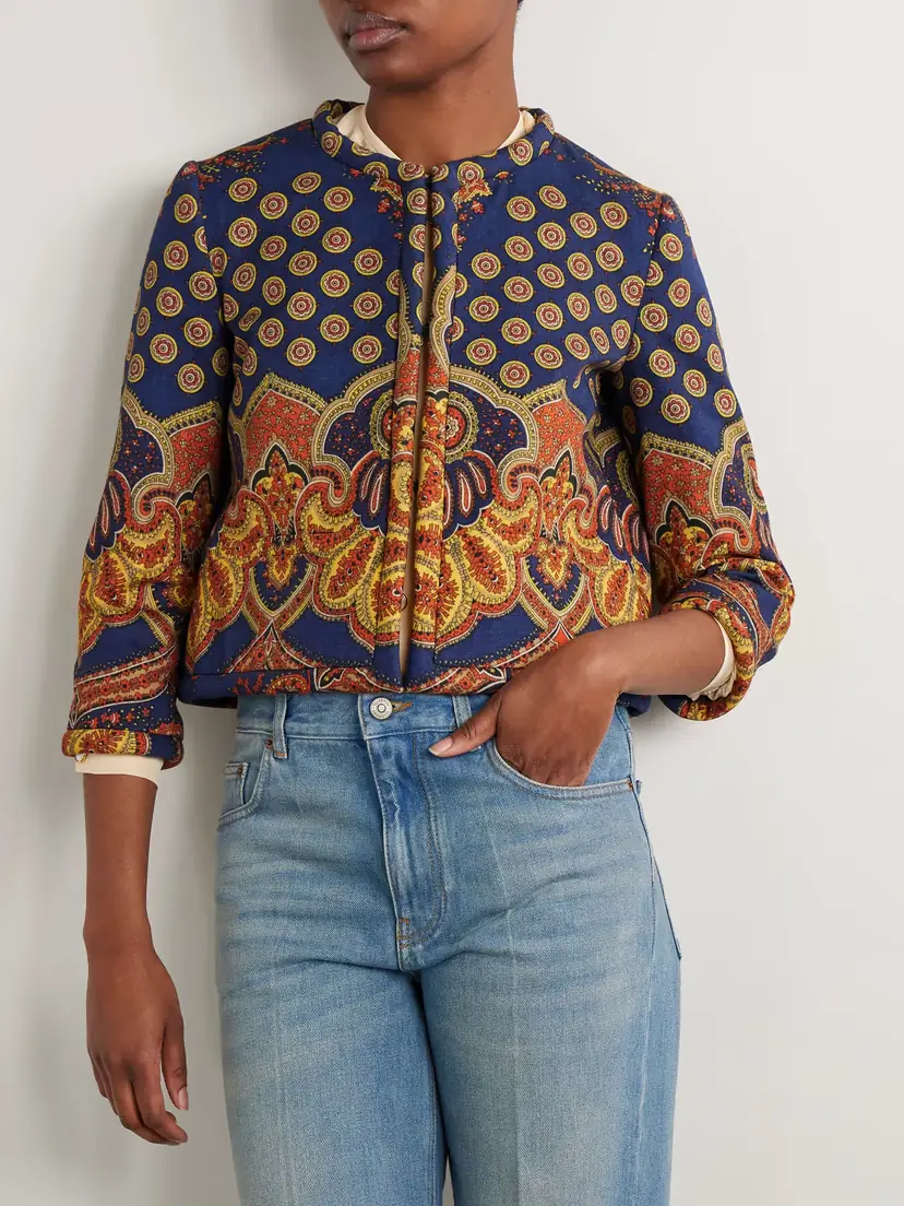 Valentino Garavani Printed Cotton-twill Jacket | Thumbnail 3 Valentino Garavani Printed Cotton-twill Jacket | Thumbnail 3