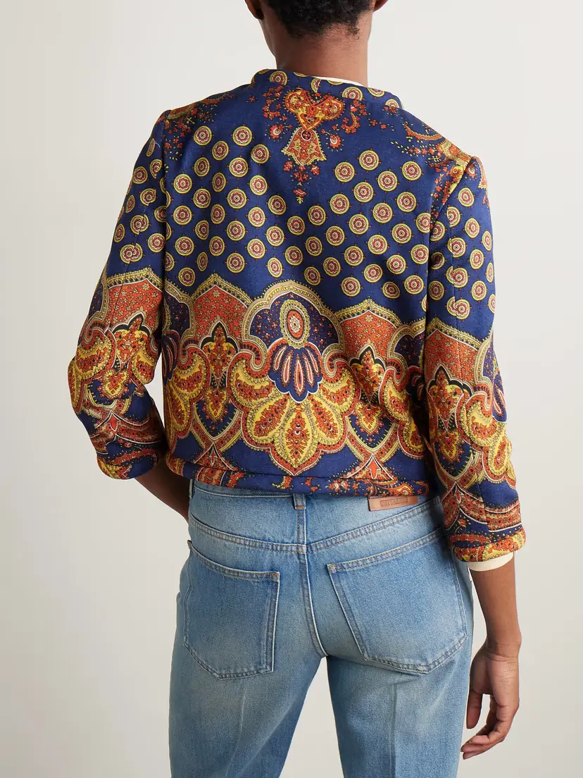 Valentino Garavani Printed Cotton-twill Jacket | Thumbnail 4 Valentino Garavani Printed Cotton-twill Jacket | Thumbnail 4
