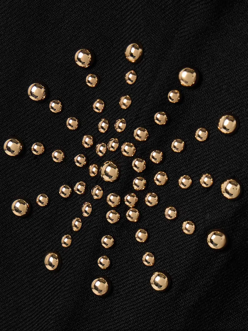 ALIX OF BOHEMIA Charlie Casino Studded Wool-twill Flared Pants | Thumbnail 5