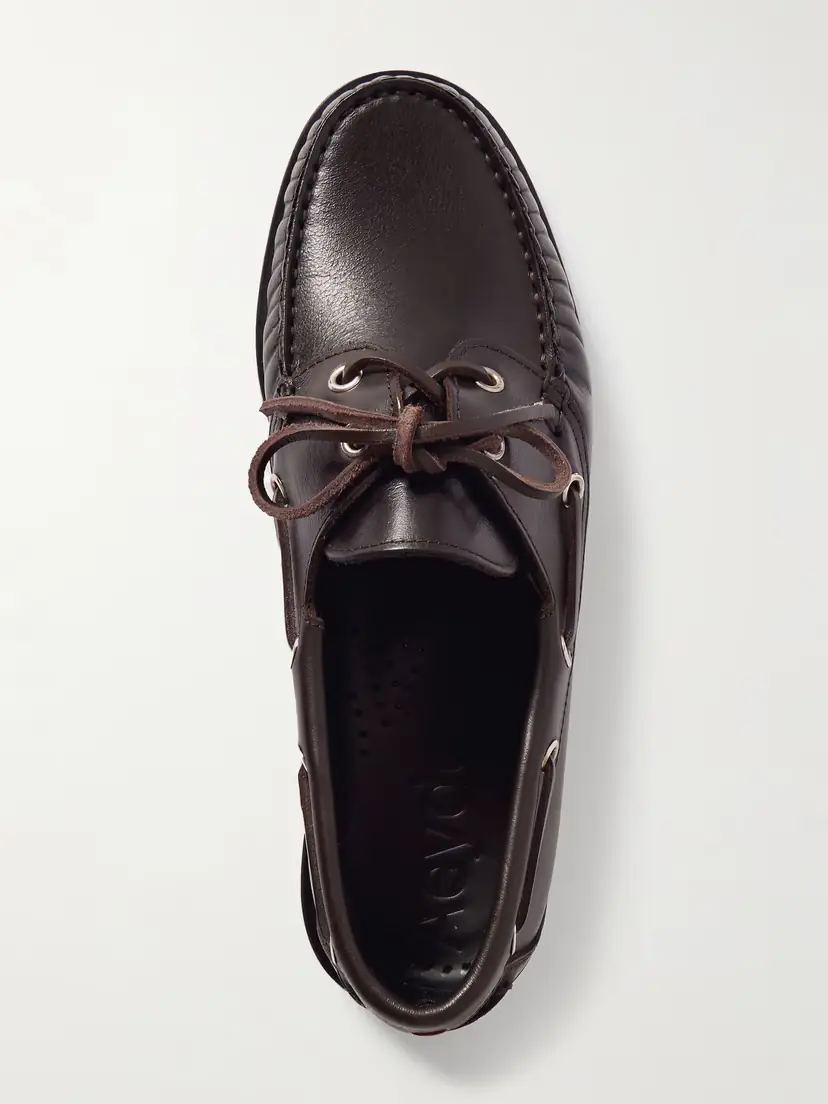 aeyde Harris Leather Boat Shoes | Thumbnail 5 aeyde Harris Leather Boat Shoes | Thumbnail 5