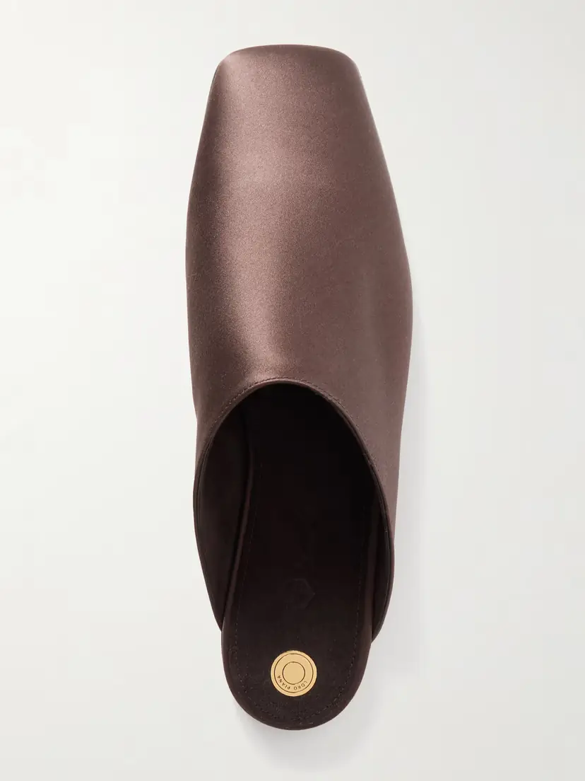 Loro Piana Alba Satin Slippers | Thumbnail 5