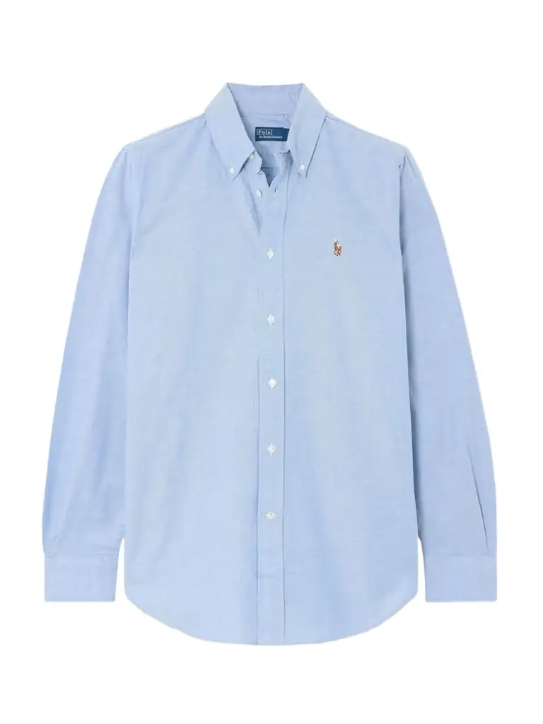 Polo Ralph Lauren Embroidered Cotton-blend Oxford Shirt | Image 1 Polo Ralph Lauren Embroidered Cotton-blend Oxford Shirt | Image 1