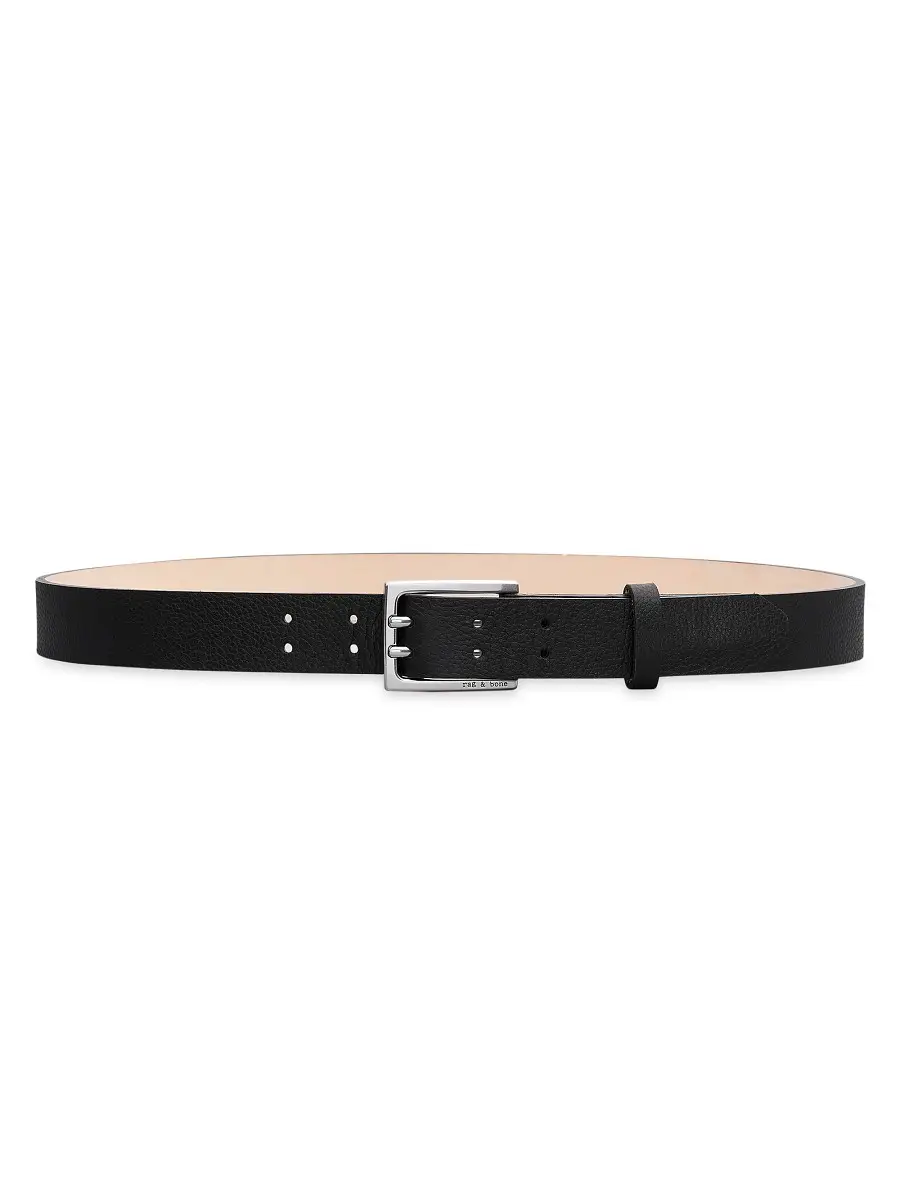 rag & bone Men's Escape Leather Belt - Safari | Thumbnail 2 rag & bone Men's Escape Leather Belt - Safari | Thumbnail 2