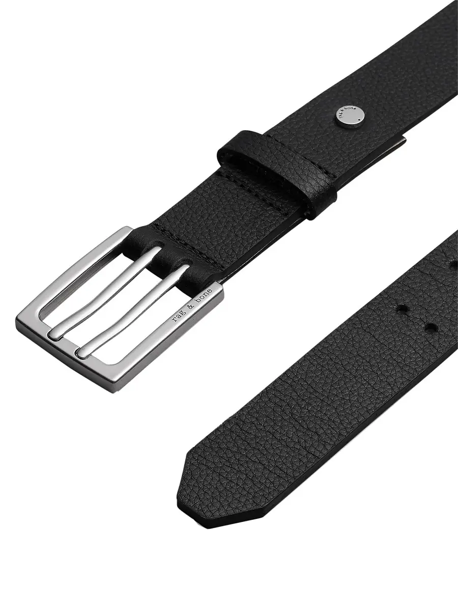 rag & bone Men's Escape Leather Belt - Safari | Image 1 rag & bone Men's Escape Leather Belt - Safari | Image 1