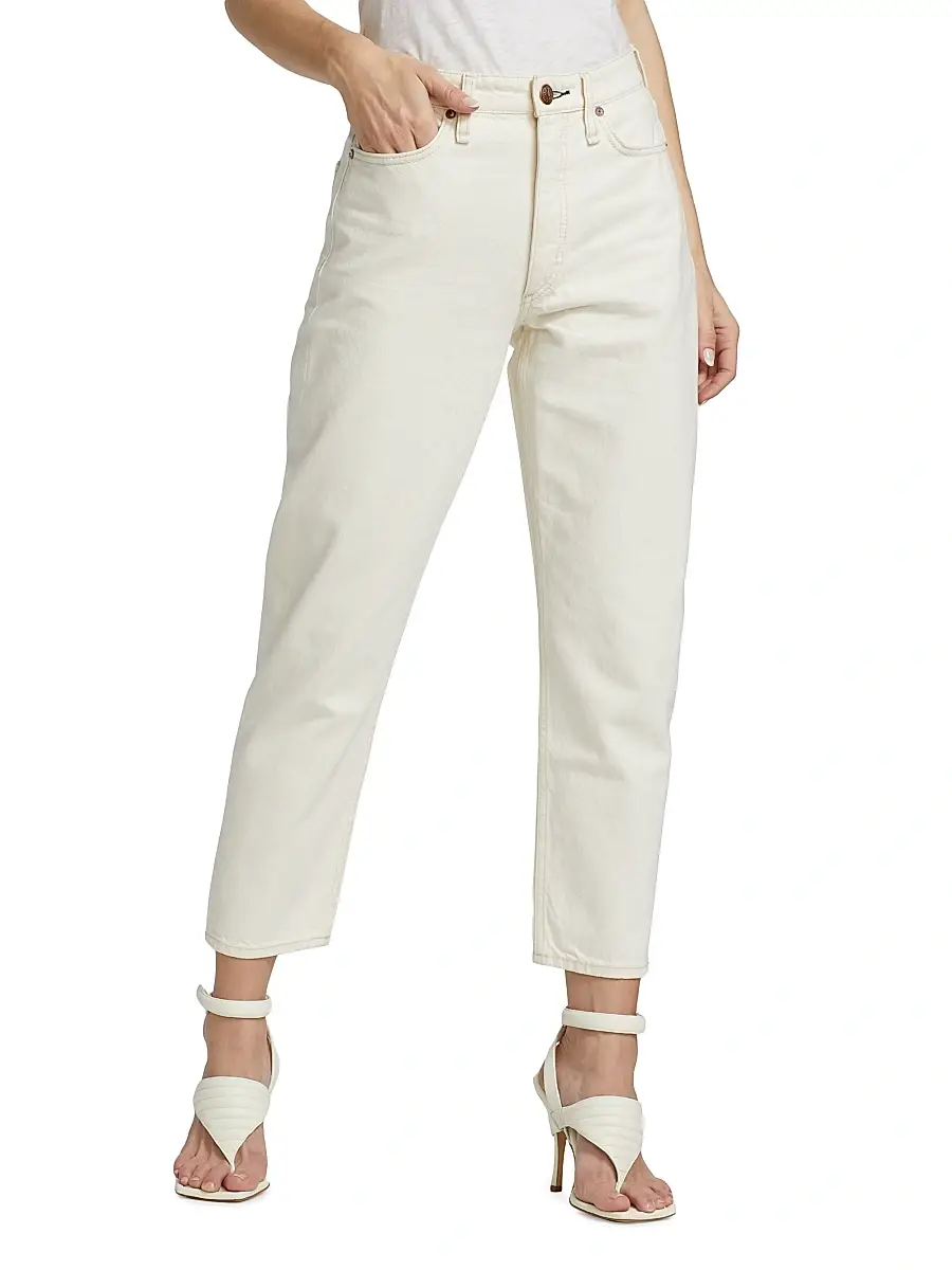 rag & bone Women's Alissa High-Waisted Cropped Barrel-Leg Jeans | Thumbnail 3 rag & bone Women's Alissa High-Waisted Cropped Barrel-Leg Jeans | Thumbnail 3