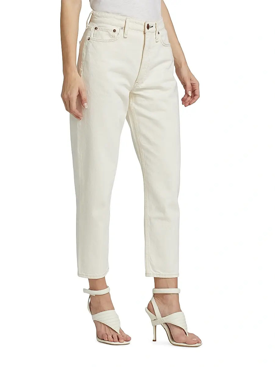 rag & bone Women's Alissa High-Waisted Cropped Barrel-Leg Jeans | Thumbnail 4 rag & bone Women's Alissa High-Waisted Cropped Barrel-Leg Jeans | Thumbnail 4