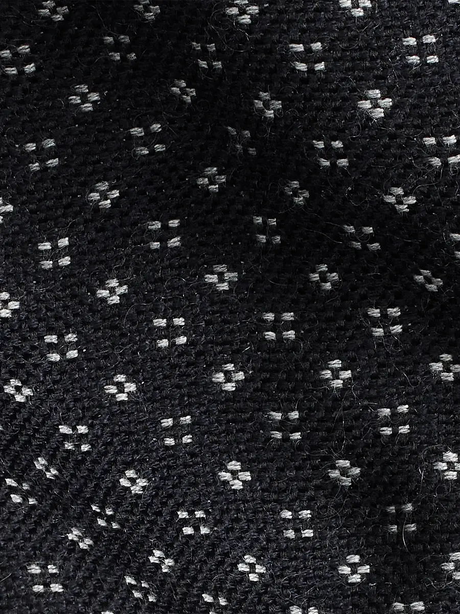 Ralph Lauren Purple Label Men's Neat Cashmere-Silk Tie - Navy | Thumbnail 6 Ralph Lauren Purple Label Men's Neat Cashmere-Silk Tie - Navy | Thumbnail 6
