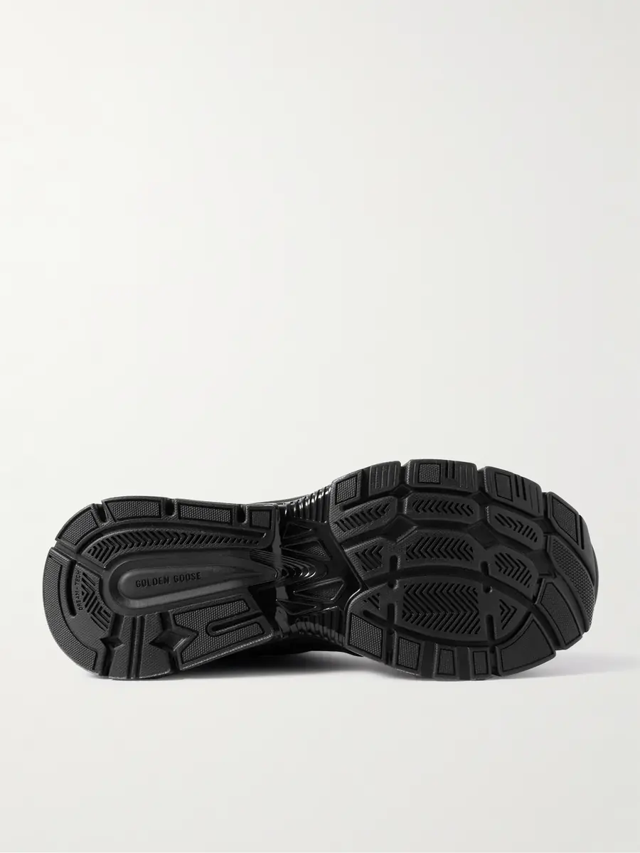 Golden Goose Lightstar Rubber-Trimmed Leather and Mesh Sneakers - Men | Thumbnail 3 Golden Goose Lightstar Rubber-Trimmed Leather and Mesh Sneakers - Men | Thumbnail 3