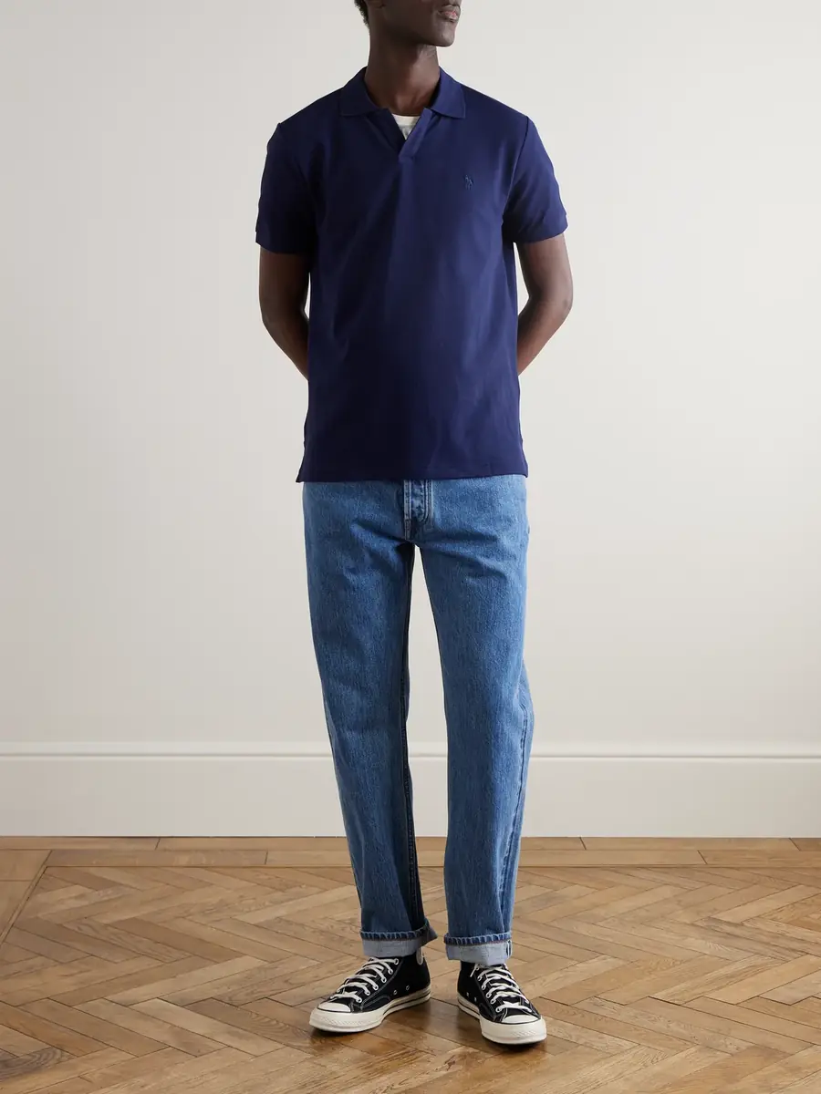 Polo Ralph Lauren Logo-Embroidered Cotton-Blend Piqué Polo Shirt - Men | Thumbnail 2