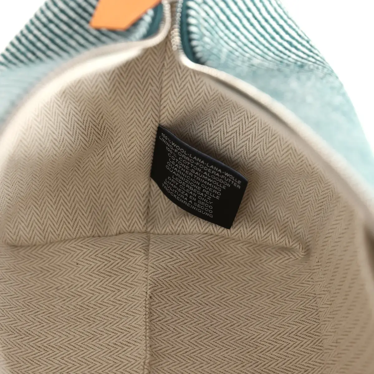 HERMÈS Hermes Bride-A-Brac Au Carre Case PM Vert Foret H Natte Canvas and Wool Palladium Hardware | Thumbnail 10 HERMÈS Hermes Bride-A-Brac Au Carre Case PM Vert Foret H Natte Canvas and Wool Palladium Hardware | Thumbnail 10
