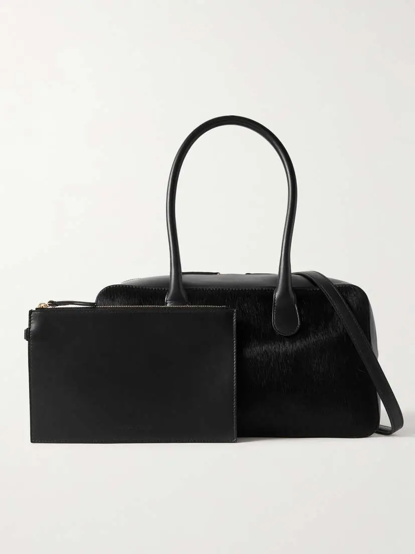 Loulou de Saison Leather And Calf Hair Tote | Thumbnail 6 Loulou de Saison Leather And Calf Hair Tote | Thumbnail 6