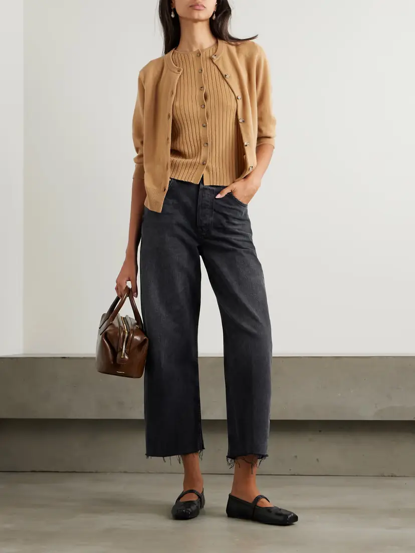 Citizens of Humanity Ayla Cropped Frayed High-rise Wide-leg Jeans | Thumbnail 2 Citizens of Humanity Ayla Cropped Frayed High-rise Wide-leg Jeans | Thumbnail 2