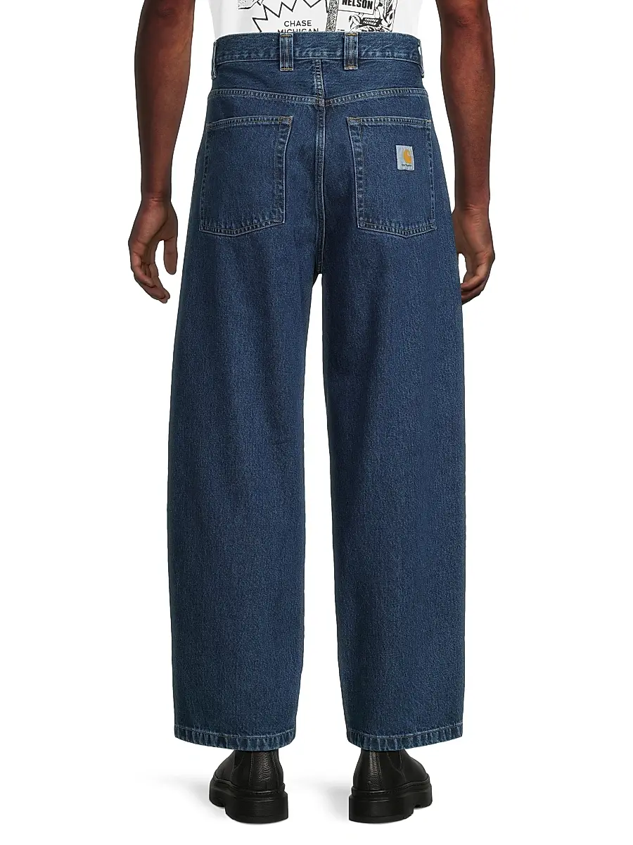 Carhartt WIP Men's Brandon Straight Mid-Rise Jeans | Thumbnail 5 Carhartt WIP Men's Brandon Straight Mid-Rise Jeans | Thumbnail 5