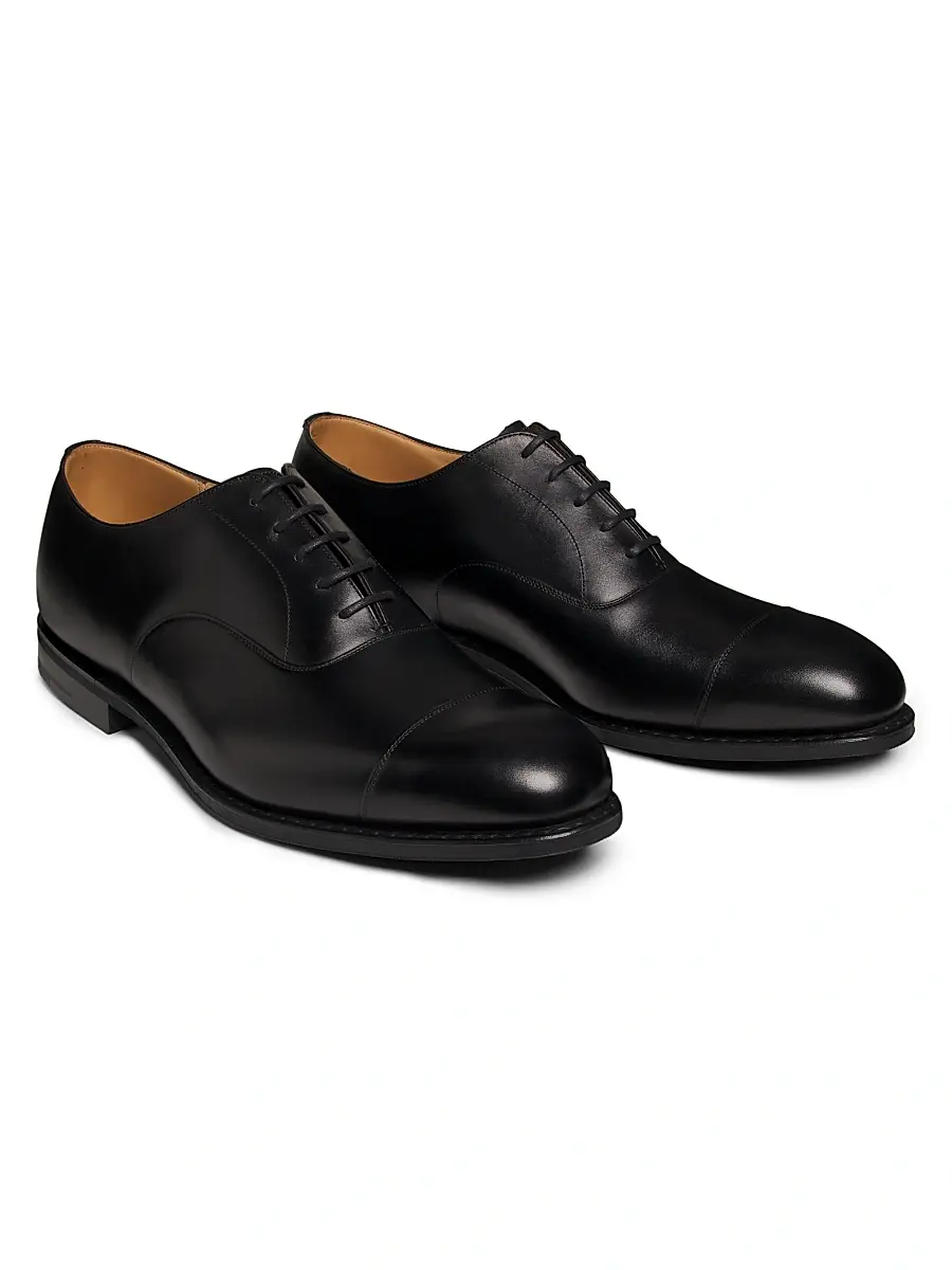 Church's Men's Consul R 2.0 5 Leather Cap-Toe Oxfords - Black | Thumbnail 2 Church's Men's Consul R 2.0 5 Leather Cap-Toe Oxfords - Black | Thumbnail 2