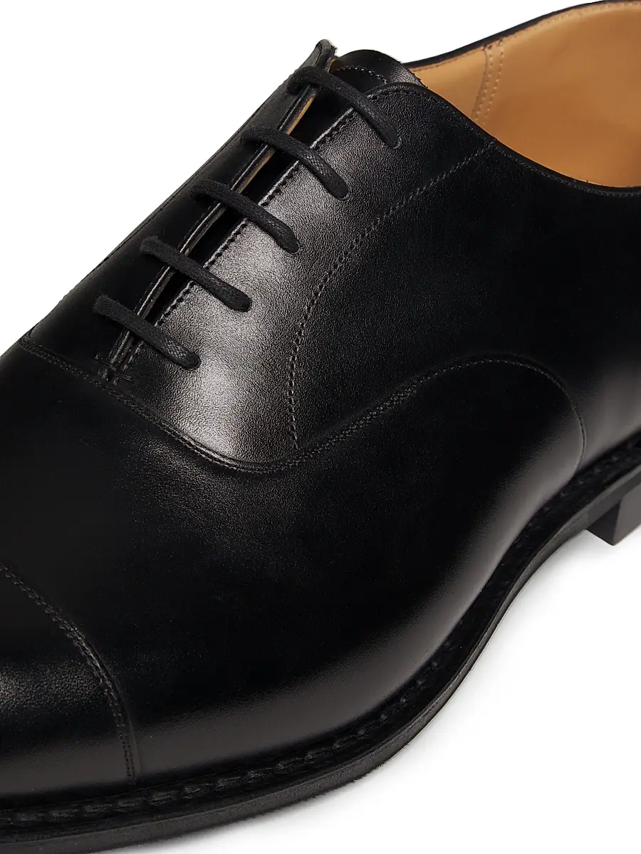 Church's Men's Consul R 2.0 5 Leather Cap-Toe Oxfords - Black | Thumbnail 5 Church's Men's Consul R 2.0 5 Leather Cap-Toe Oxfords - Black | Thumbnail 5