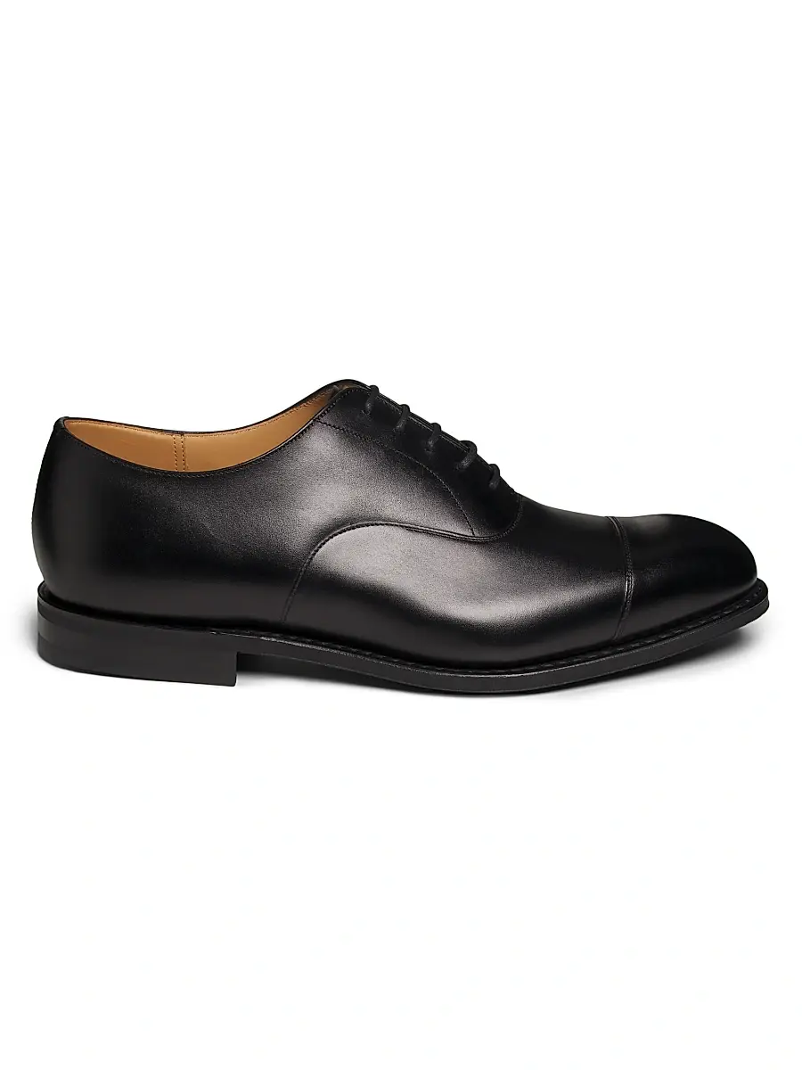 Church's Men's Consul R 2.0 5 Leather Cap-Toe Oxfords - Black | Image 1 Church's Men's Consul R 2.0 5 Leather Cap-Toe Oxfords - Black | Image 1