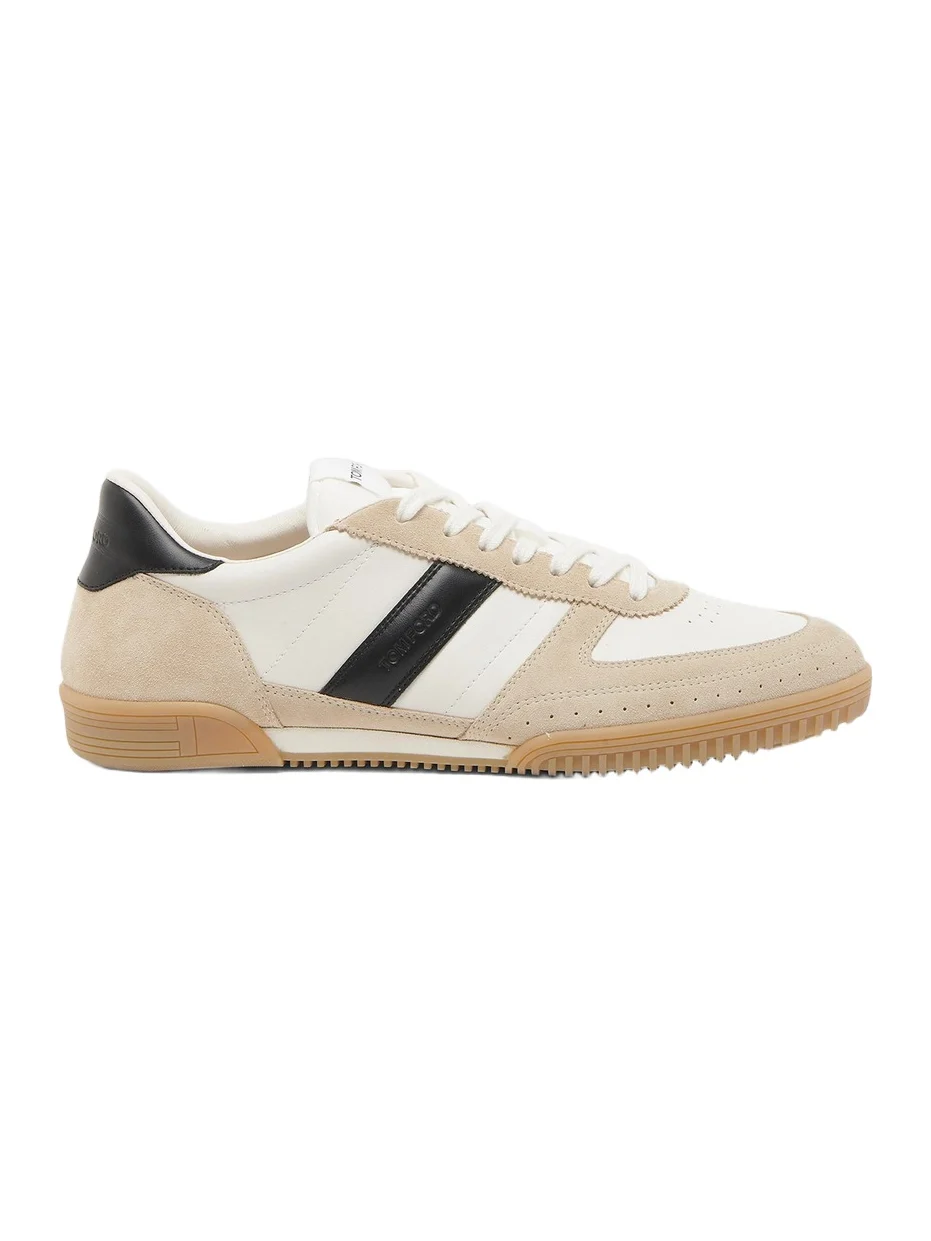 Tom Ford Men's Terence Striped Leather Low-Top Sneakers