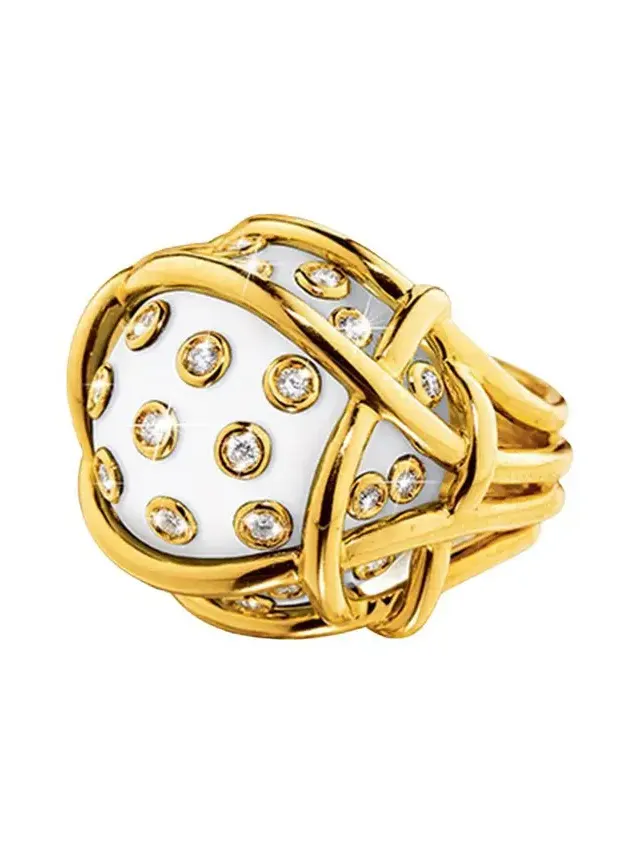 Cocholong Polka Dot Ring