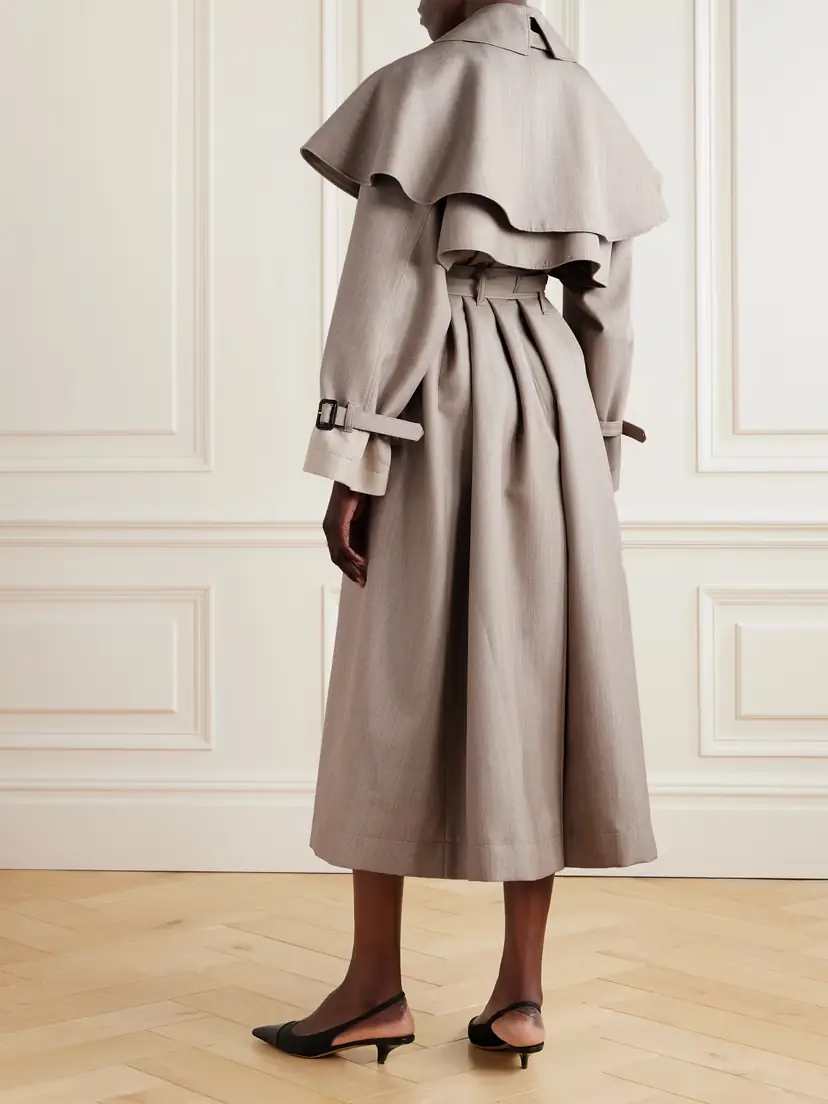 Altuzarra Billie Double-breasted Belted Wool Trench Coat | Thumbnail 3 Altuzarra Billie Double-breasted Belted Wool Trench Coat | Thumbnail 3