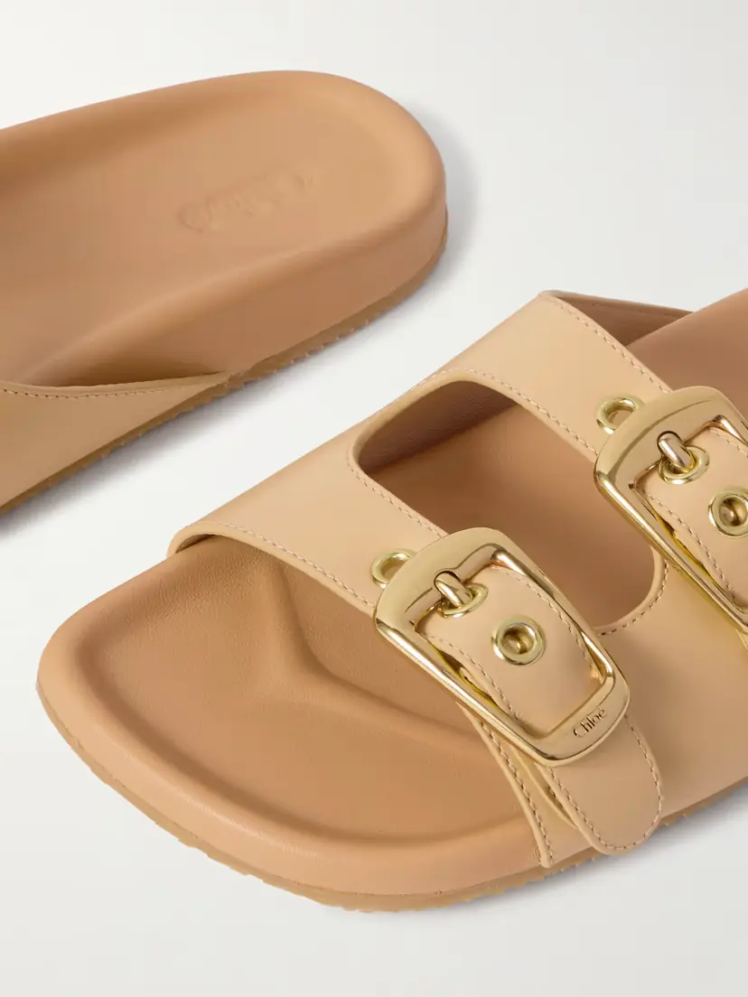 Chloé Buckled Leather Sandals | Thumbnail 4