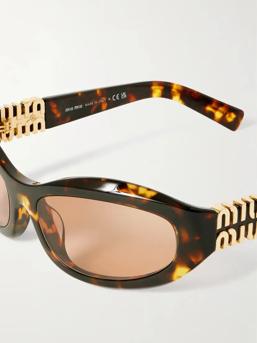 Miu Miu Eyewear Glimpse D-frame Acetate Sunglasses | Thumbnail 4