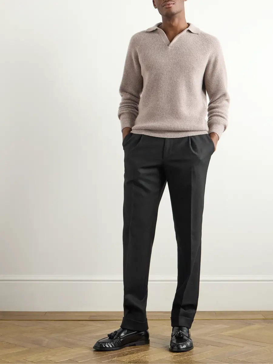 Saman Amel Tapered Pleated Wool-Twill Suit Trousers - Men | Thumbnail 2 Saman Amel Tapered Pleated Wool-Twill Suit Trousers - Men | Thumbnail 2