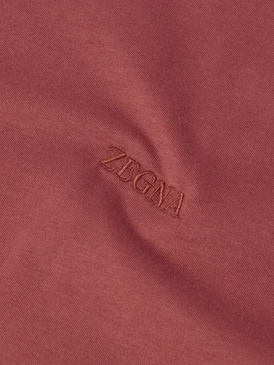 Zegna Slim-Fit Logo-Embroidered Cotton-Jersey T-shirt - Men | Thumbnail 4