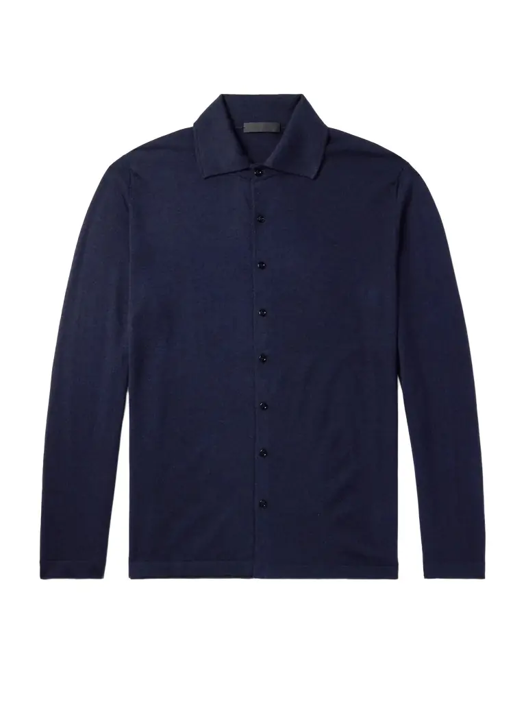 Saman Amel Carlo Cashmere and Silk-Blend Shirt - Men | Image 1 Saman Amel Carlo Cashmere and Silk-Blend Shirt - Men | Image 1