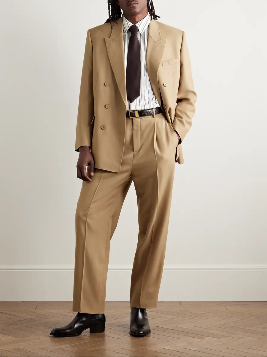 Saint Laurent Striped Silk Shirt - Men | Thumbnail 2