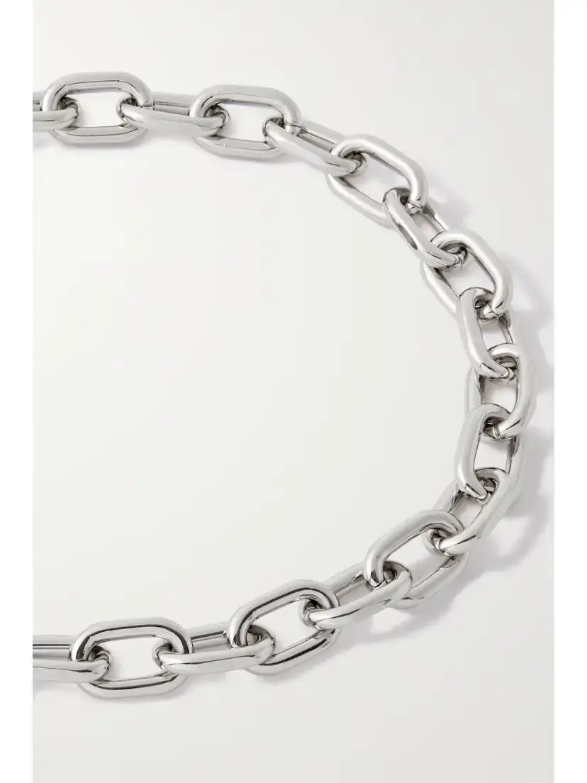 Rabanne Xl Link Silver-tone Necklace | Thumbnail 4 Rabanne Xl Link Silver-tone Necklace | Thumbnail 4
