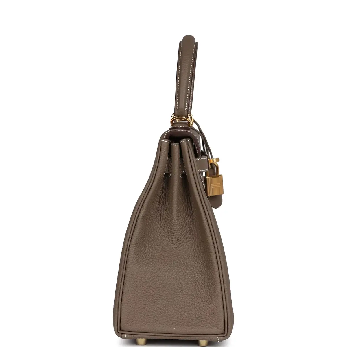 HERMÈS Hermes Kelly Retourne 25 Etoupe Togo Gold Hardware | Thumbnail 4 HERMÈS Hermes Kelly Retourne 25 Etoupe Togo Gold Hardware | Thumbnail 4