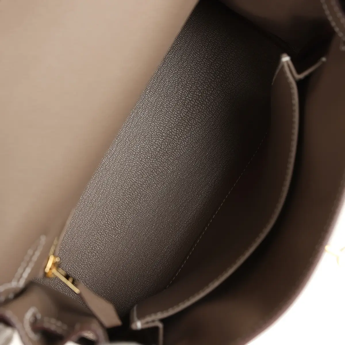 HERMÈS Hermes Kelly Retourne 25 Etoupe Togo Gold Hardware | Thumbnail 8 HERMÈS Hermes Kelly Retourne 25 Etoupe Togo Gold Hardware | Thumbnail 8