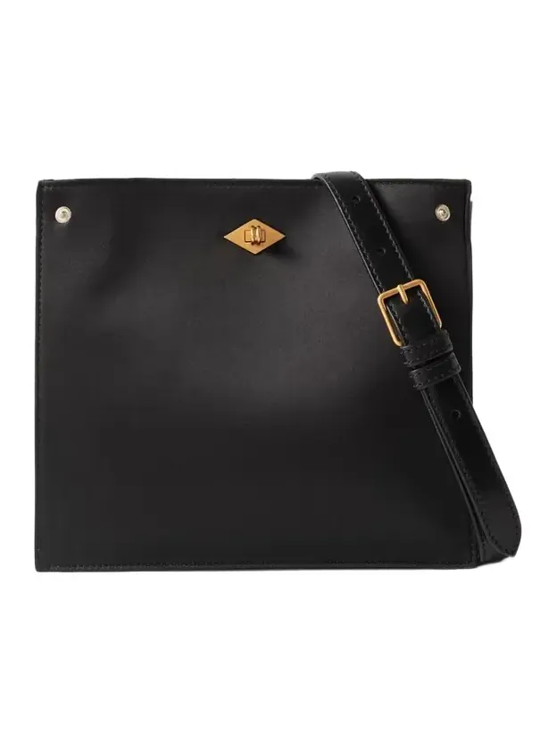 Stowaway Leather-trimmed Satin Shoulder Bag