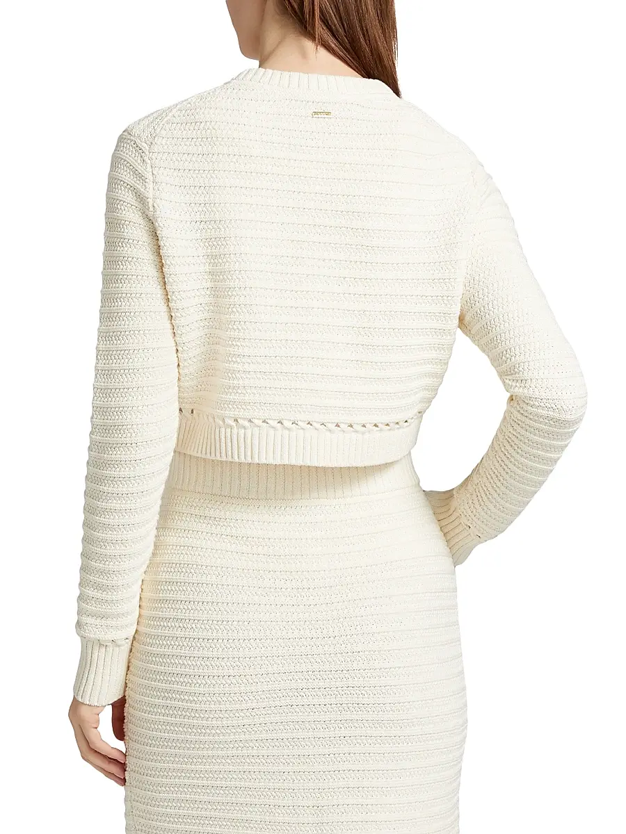 Toccin Women's Miller Knit Cotton Cardigan | Thumbnail 5 Toccin Women's Miller Knit Cotton Cardigan | Thumbnail 5