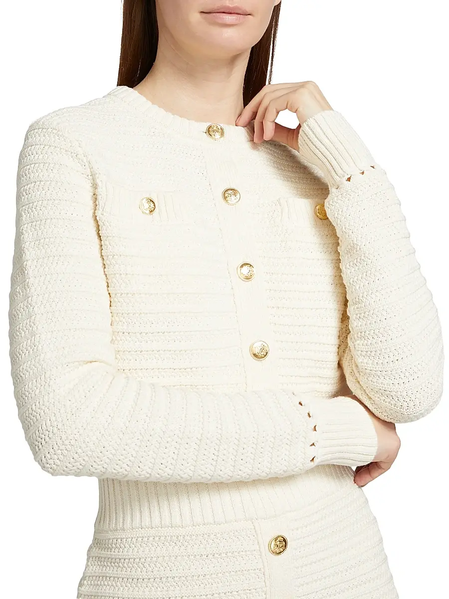 Toccin Women's Miller Knit Cotton Cardigan | Thumbnail 6 Toccin Women's Miller Knit Cotton Cardigan | Thumbnail 6