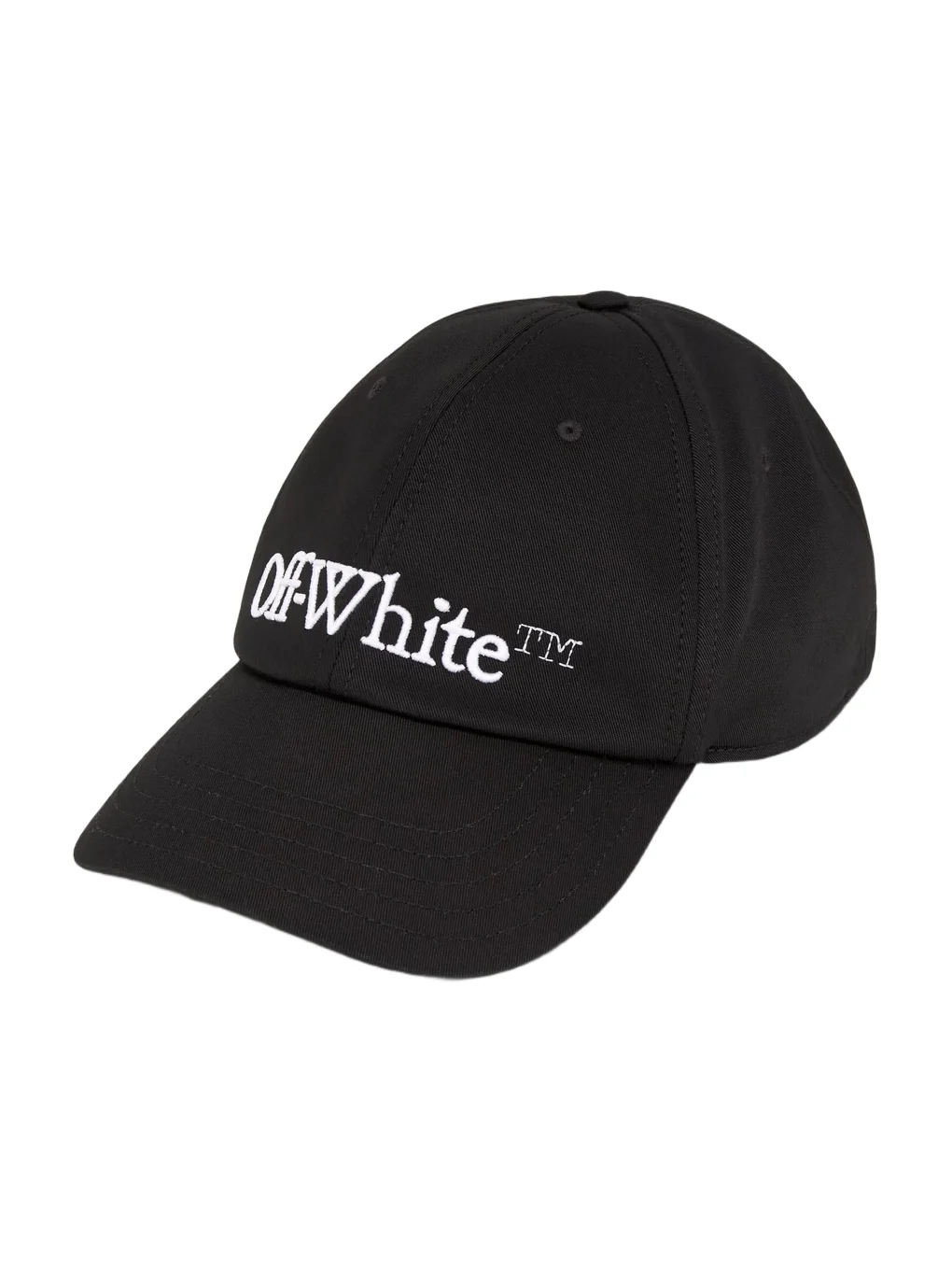 Off-White Men's Drill Bookish Logo Baseball Cap