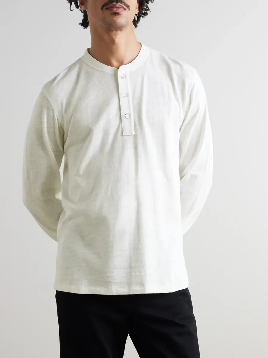 rag & bone Cotton-Jersey Henley T-Shirt - Men | Thumbnail 3 rag & bone Cotton-Jersey Henley T-Shirt - Men | Thumbnail 3