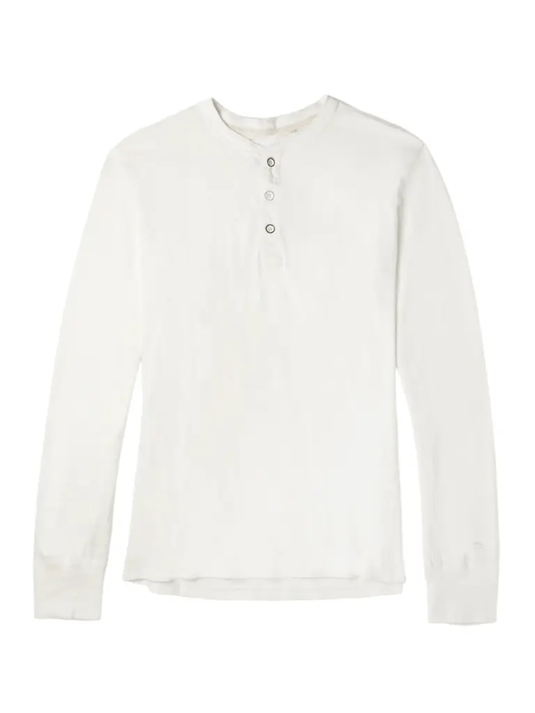 rag & bone Cotton-Jersey Henley T-Shirt - Men