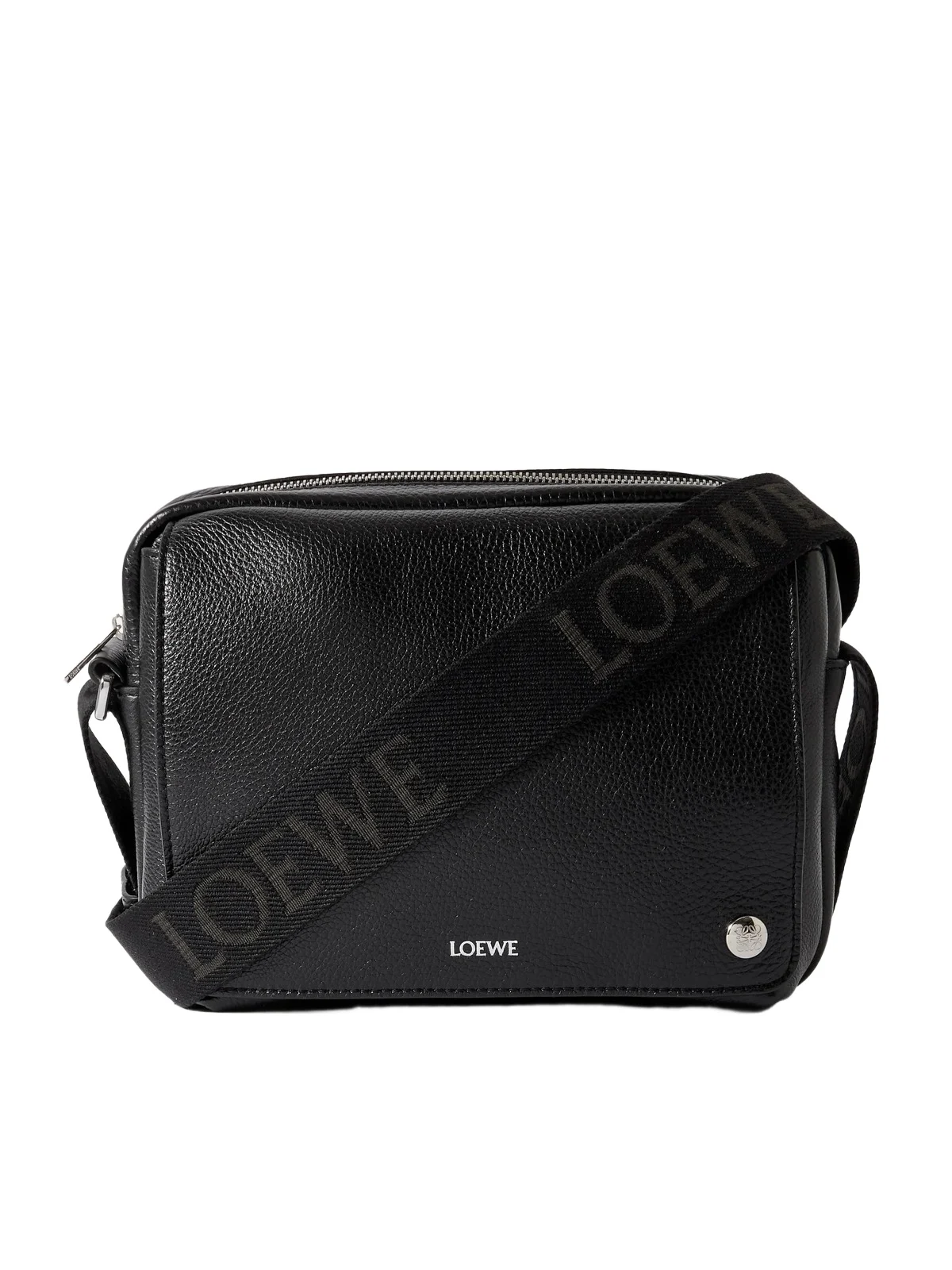 Loewe Pebble XS Full-Grain Leather Messenger Bag - Men