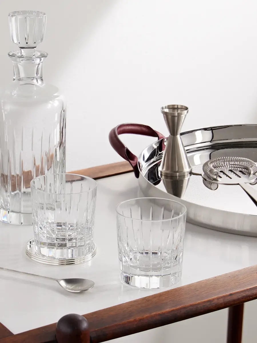 Christofle Iriana Set of Two Crystal Old Fashioned Glasses - Men | Thumbnail 2
