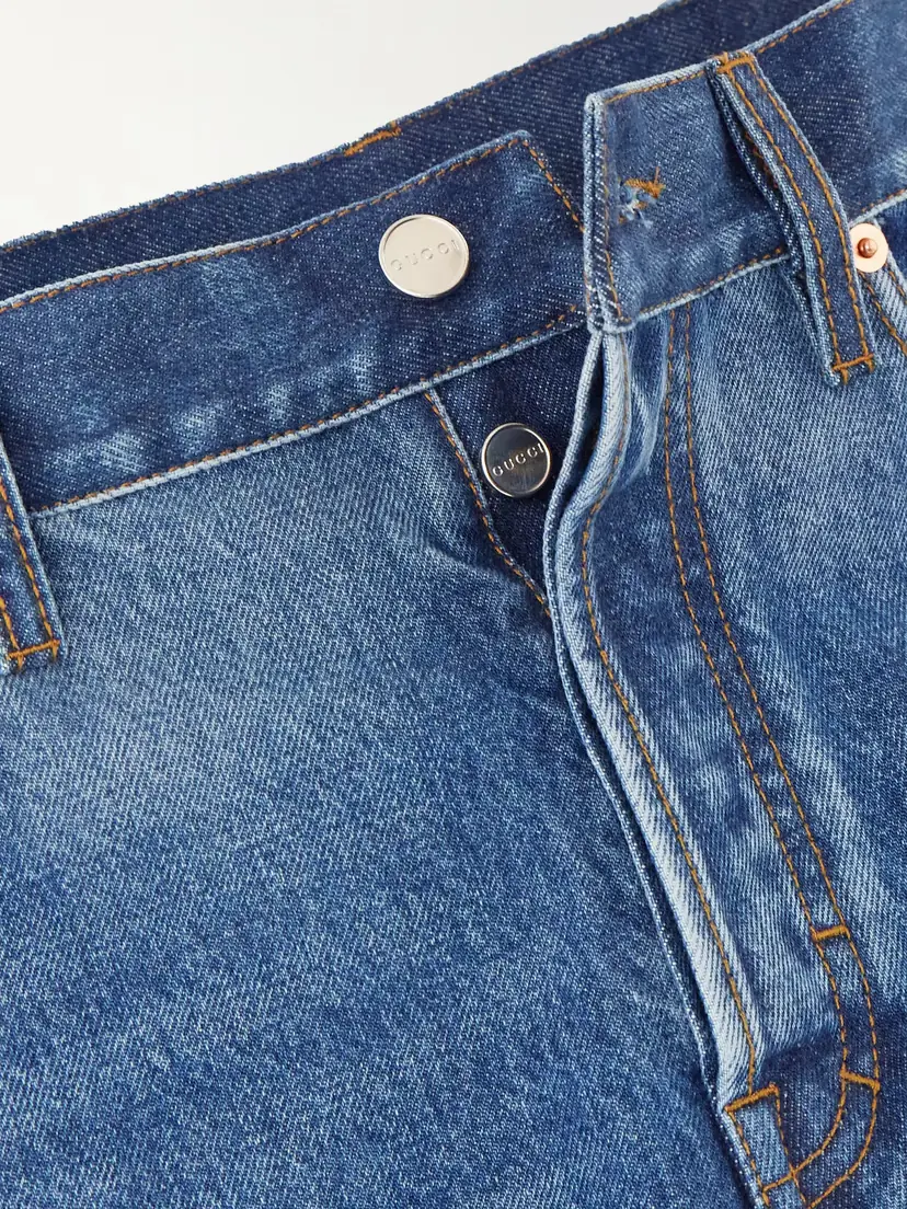 Gucci Patchwork Low-rise Boyfriend Jeans | Thumbnail 5 Gucci Patchwork Low-rise Boyfriend Jeans | Thumbnail 5