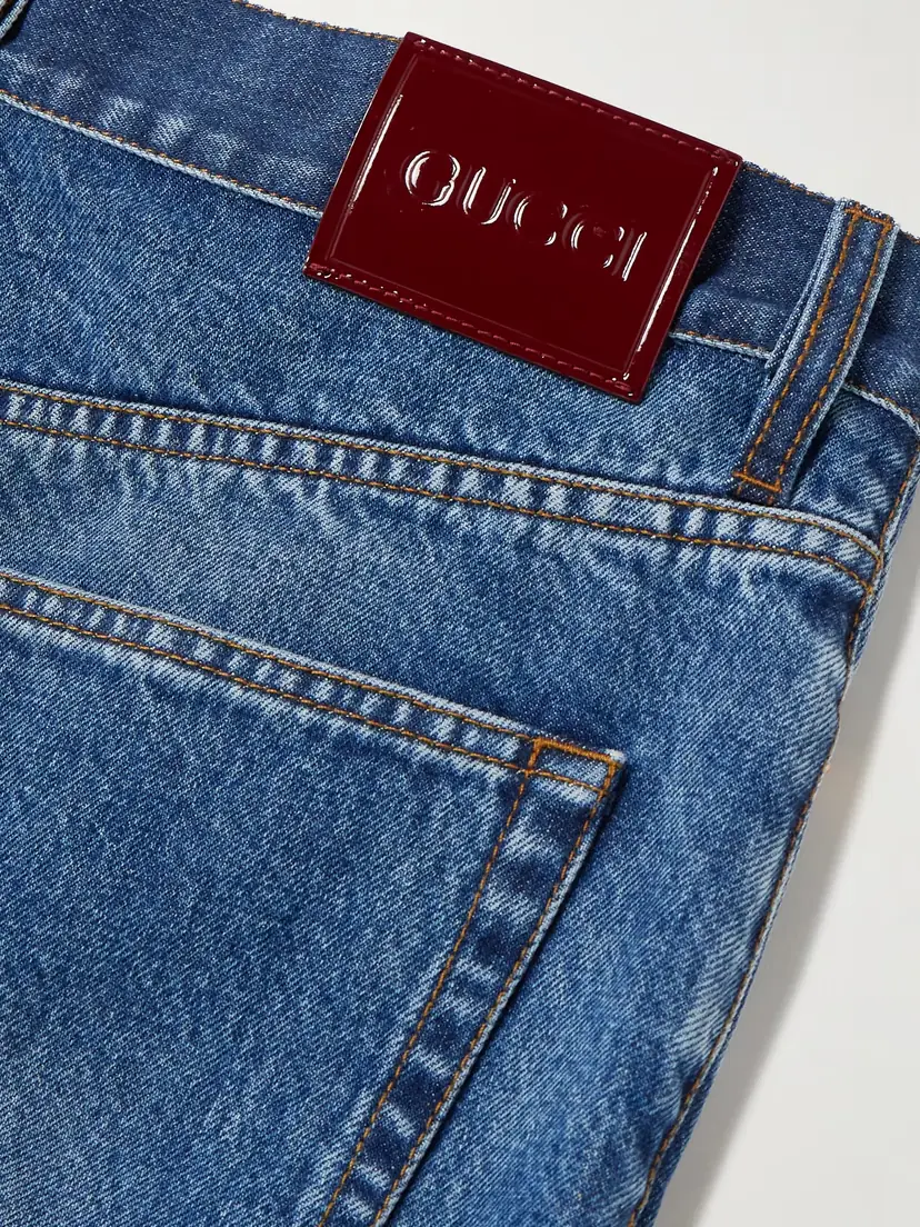 Gucci Patchwork Low-rise Boyfriend Jeans | Thumbnail 6 Gucci Patchwork Low-rise Boyfriend Jeans | Thumbnail 6