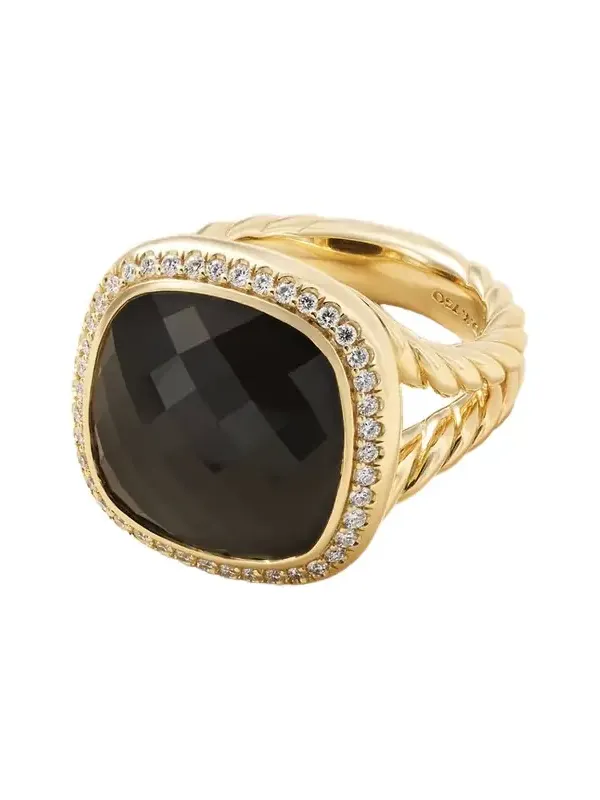 Albion® 18- Karat Gold, Onyx And Diamond Ring - Black Albion® 18- Karat Gold, Onyx And Diamond Ring - Black