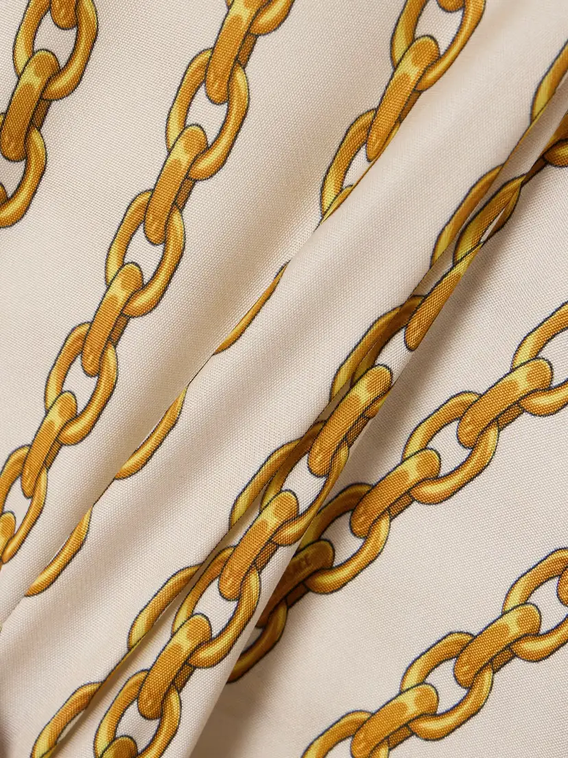 Versace Printed Jersey Midi Shirt Dress | Thumbnail 4