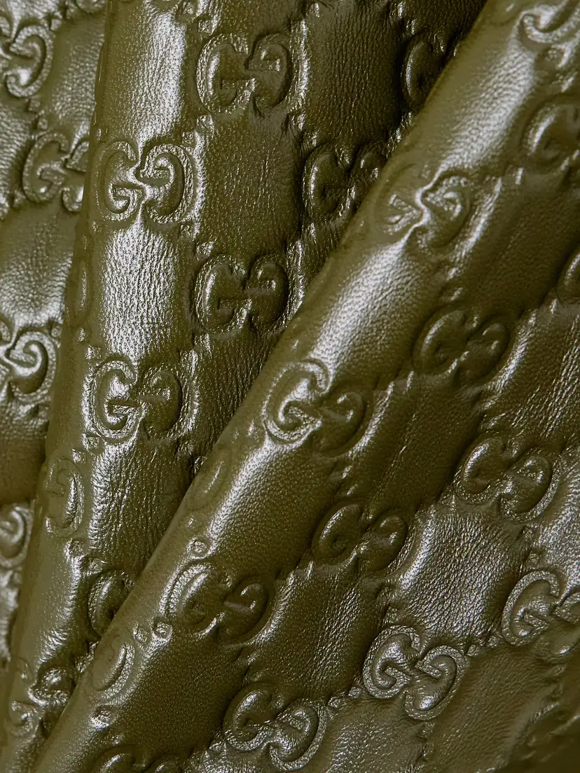Gucci Embossed Leather Jacket | Thumbnail 4 Gucci Embossed Leather Jacket | Thumbnail 4